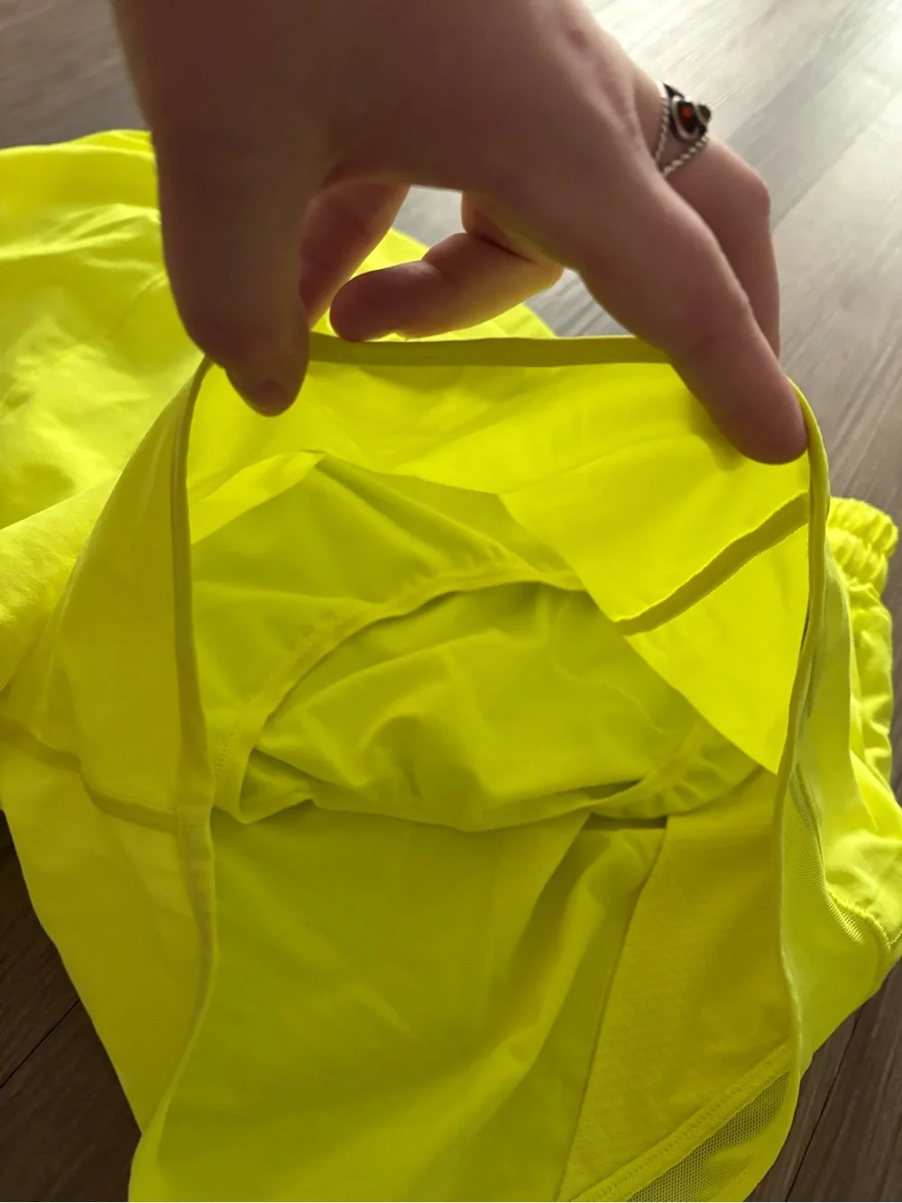 Lululemon Hotty Hot Shorts Neon Yellow